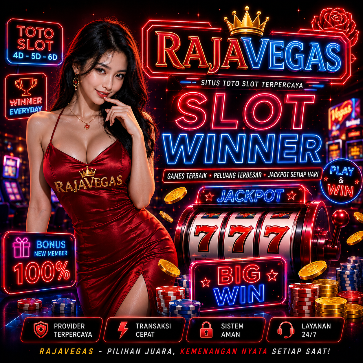 RAJAVEGAS - Link SLot Winner Game Toto Slot Pendatang Baru Pertama Di Indonesia